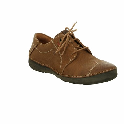 Brown Josef Seibel Fergey 20 Women's Lace Up Shoes | CSQ362458