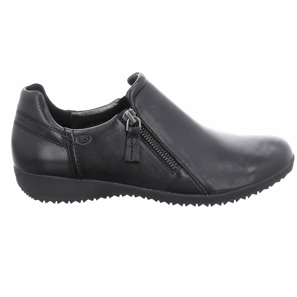 Black Josef Seibel Naly 32 Women's Slip On | MHV738964