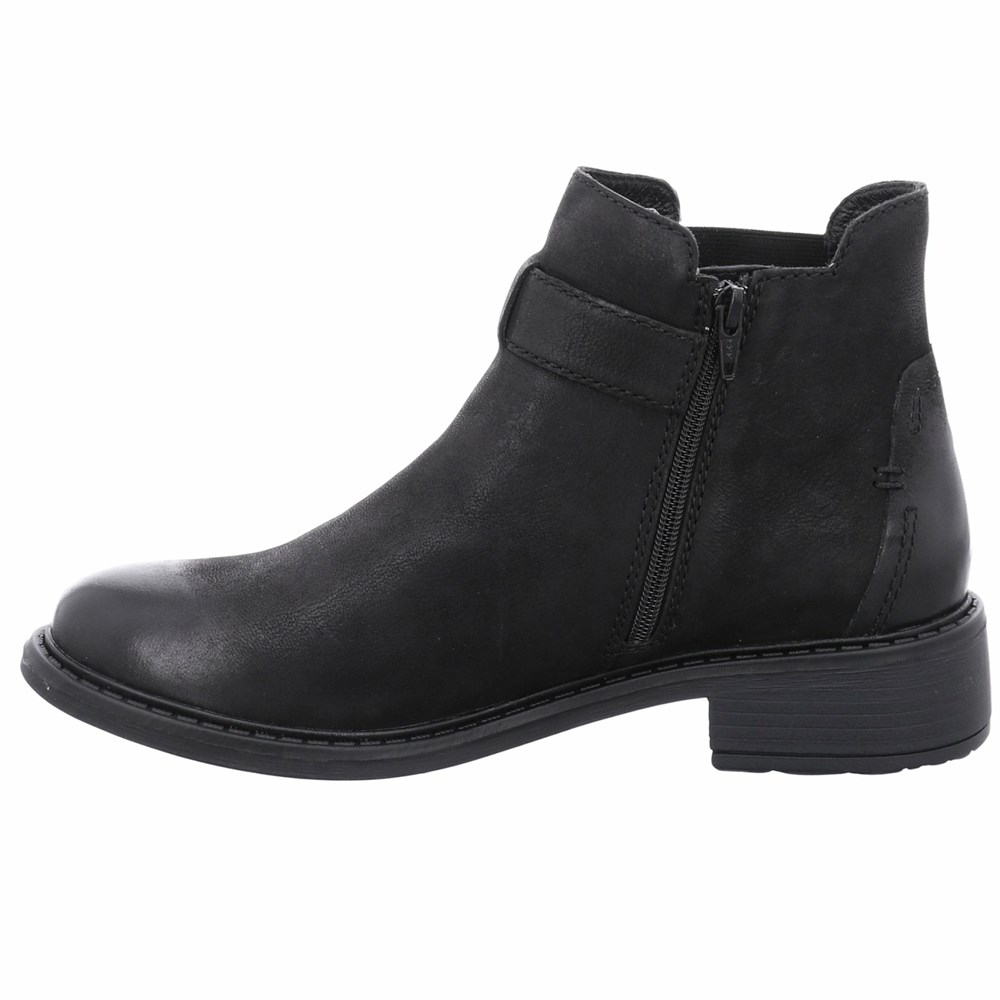 Black Josef Seibel Selena 17 Women's Boots | YBZ916083