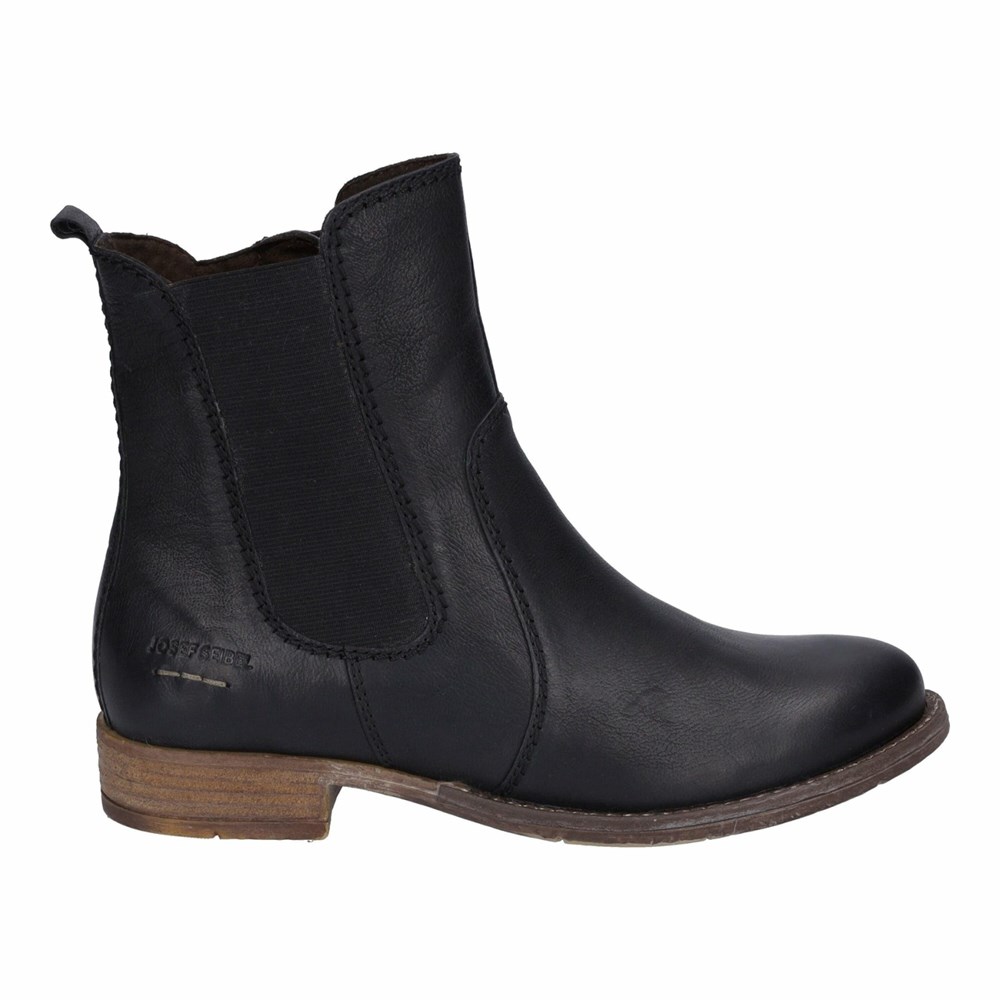 Black Josef Seibel Sienna 80 Women's Boots | QGK490176