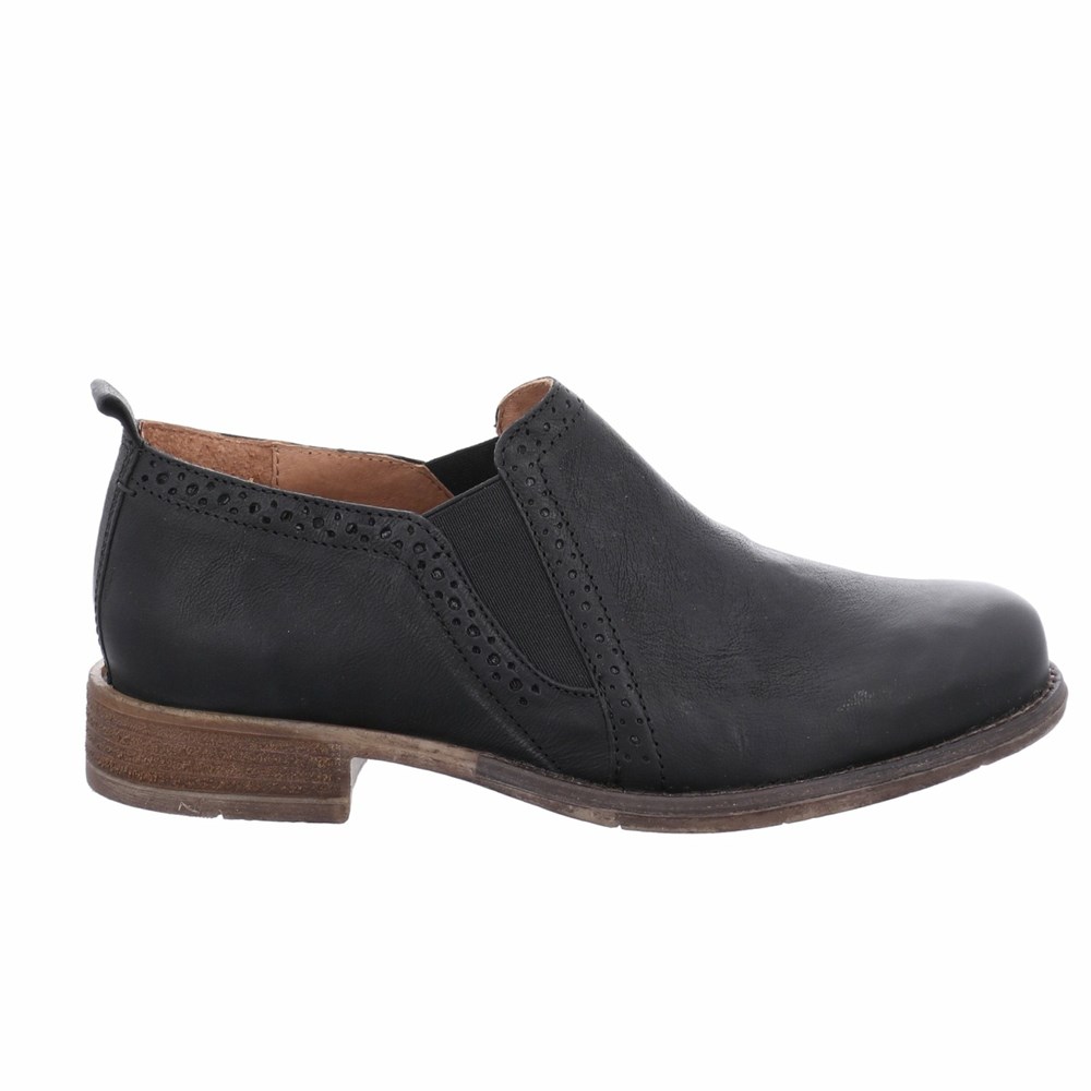 Black Josef Seibel Sienna 91 Women's Slip On | HOQ103472