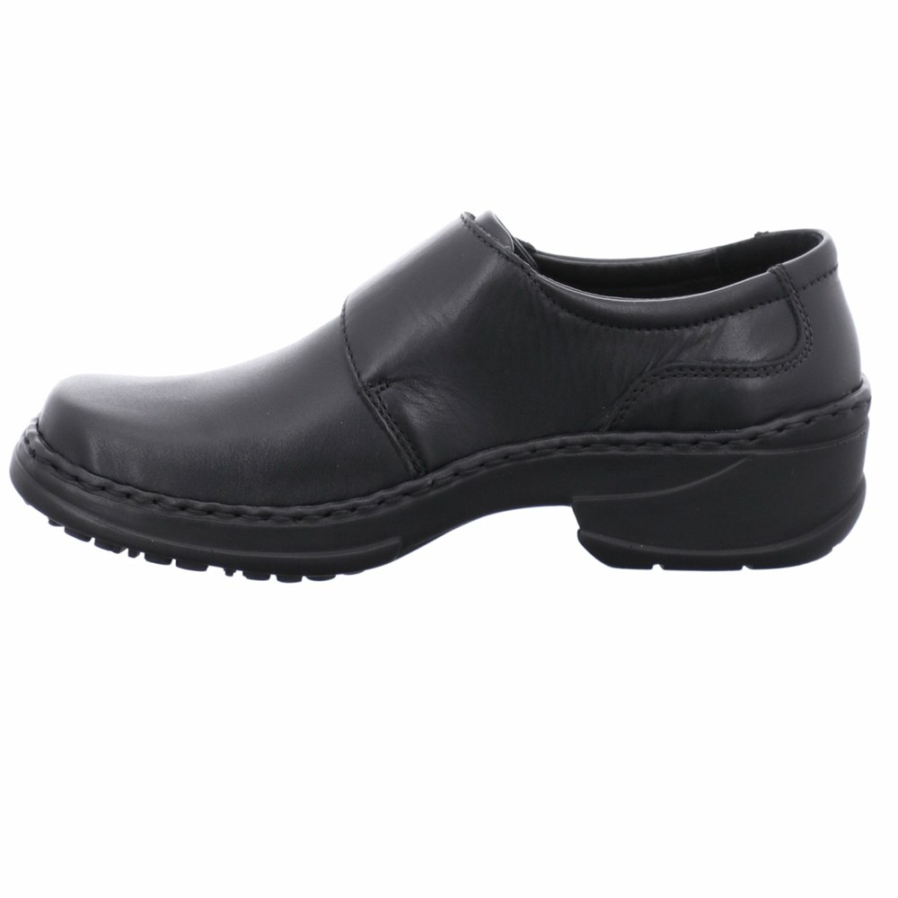 Black Josef Seibel Theresa Women's Slip On | WUM160925