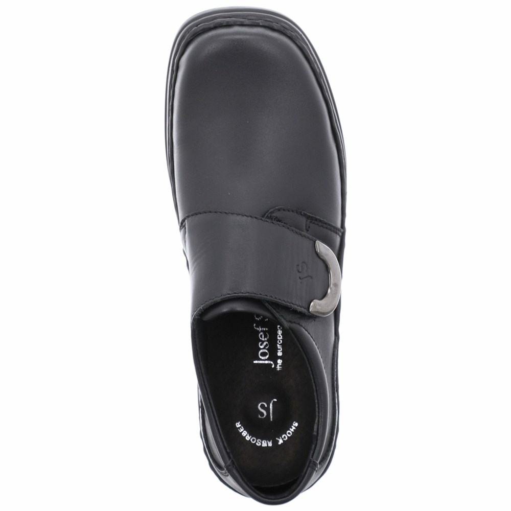 Black Josef Seibel Theresa Women's Slip On | WUM160925