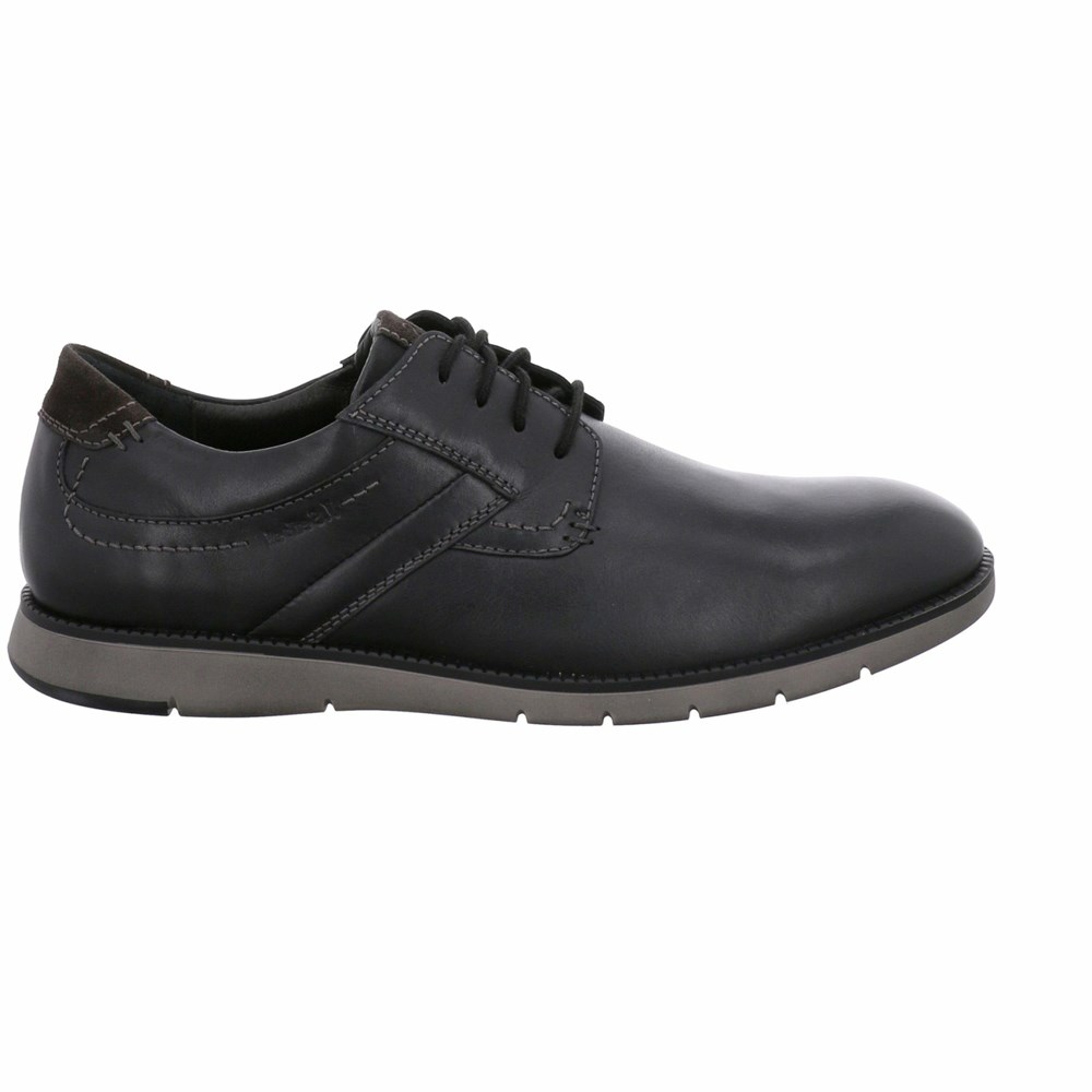 Black Josef Seibel Tyler 25 Men's Dress Shoes | YBE764918