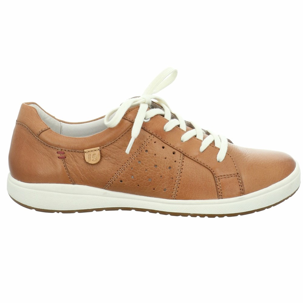 Brown Josef Seibel Caren 01 Women's Sneakers | TUO946820