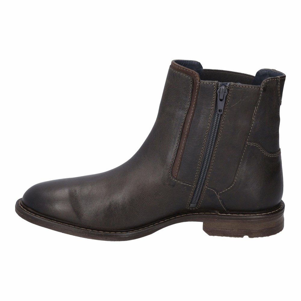 Brown Josef Seibel Earl 08 Men's Boots | PBQ670284