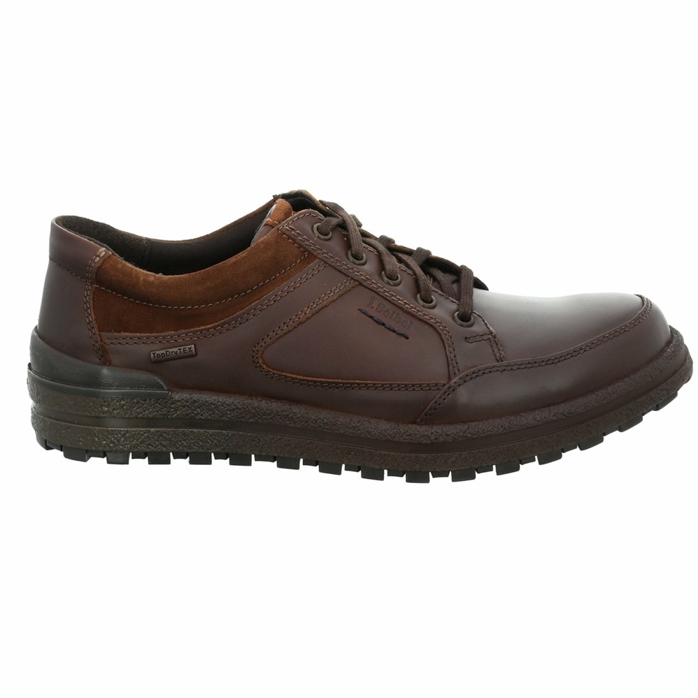 Brown Josef Seibel Emil 58 Men's Lace Up Shoes | KPS718459