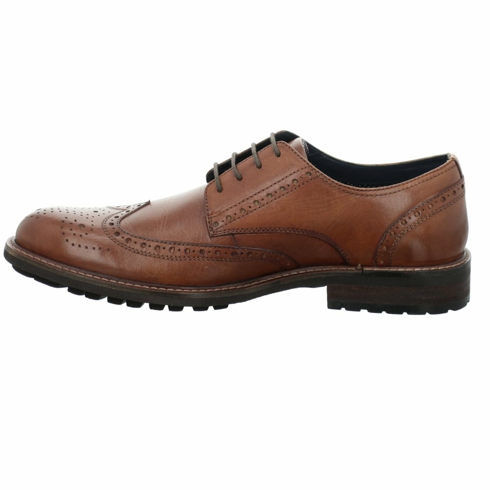 Brown Josef Seibel Jasper 53 Men's Lace Up Shoes | HJN541893