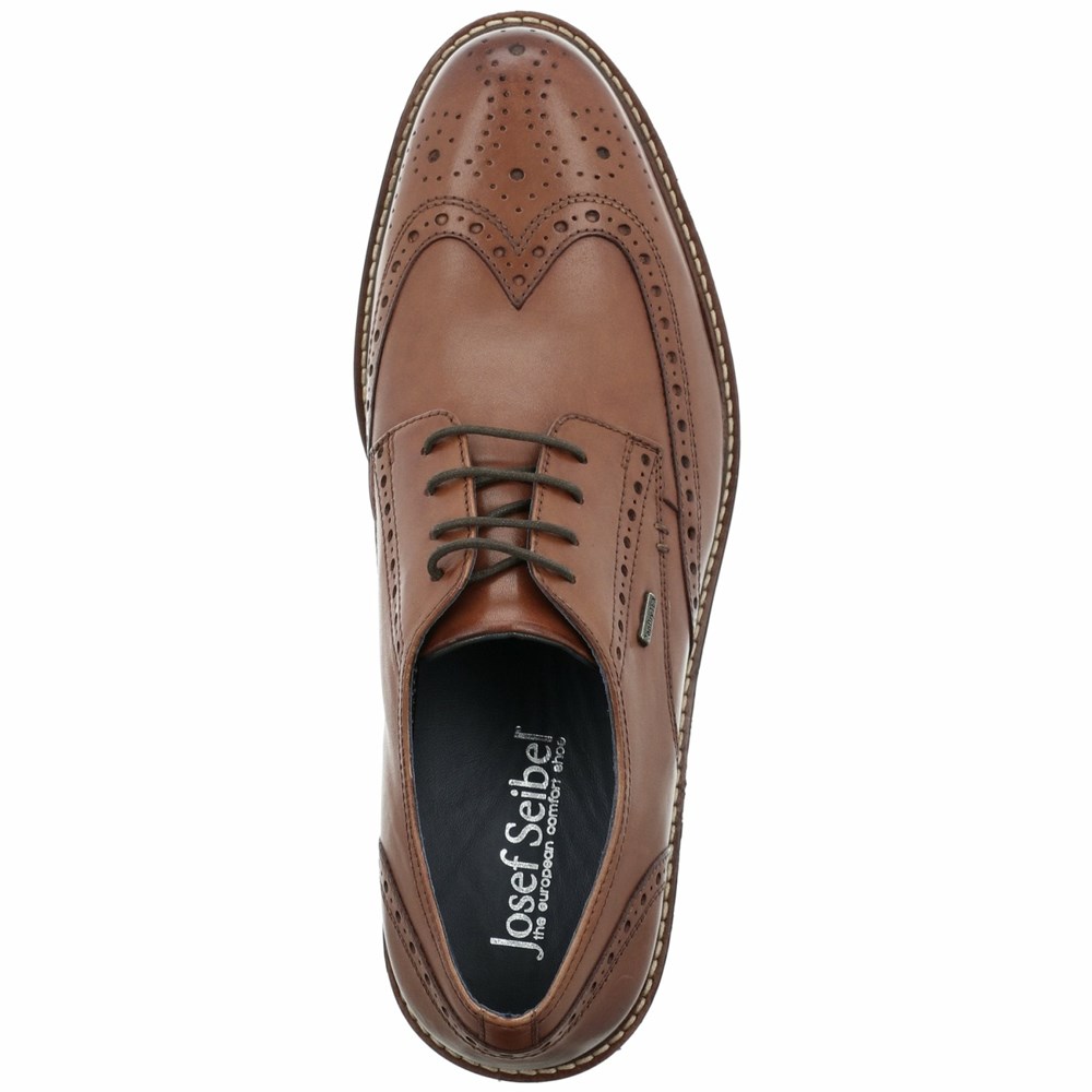 Brown Josef Seibel Jasper 53 Men's Lace Up Shoes | HJN541893