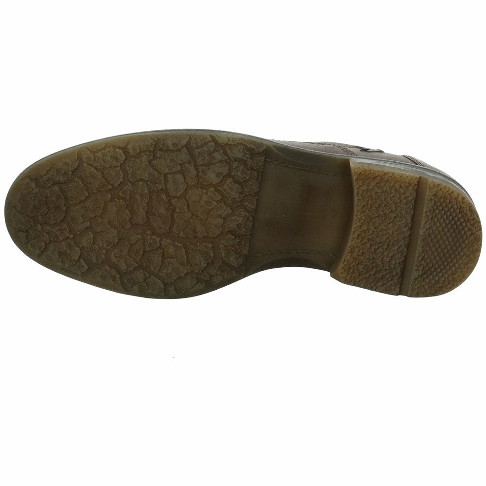 Grey Brown Josef Seibel Earl 06 Men's Slip On | LVR254870