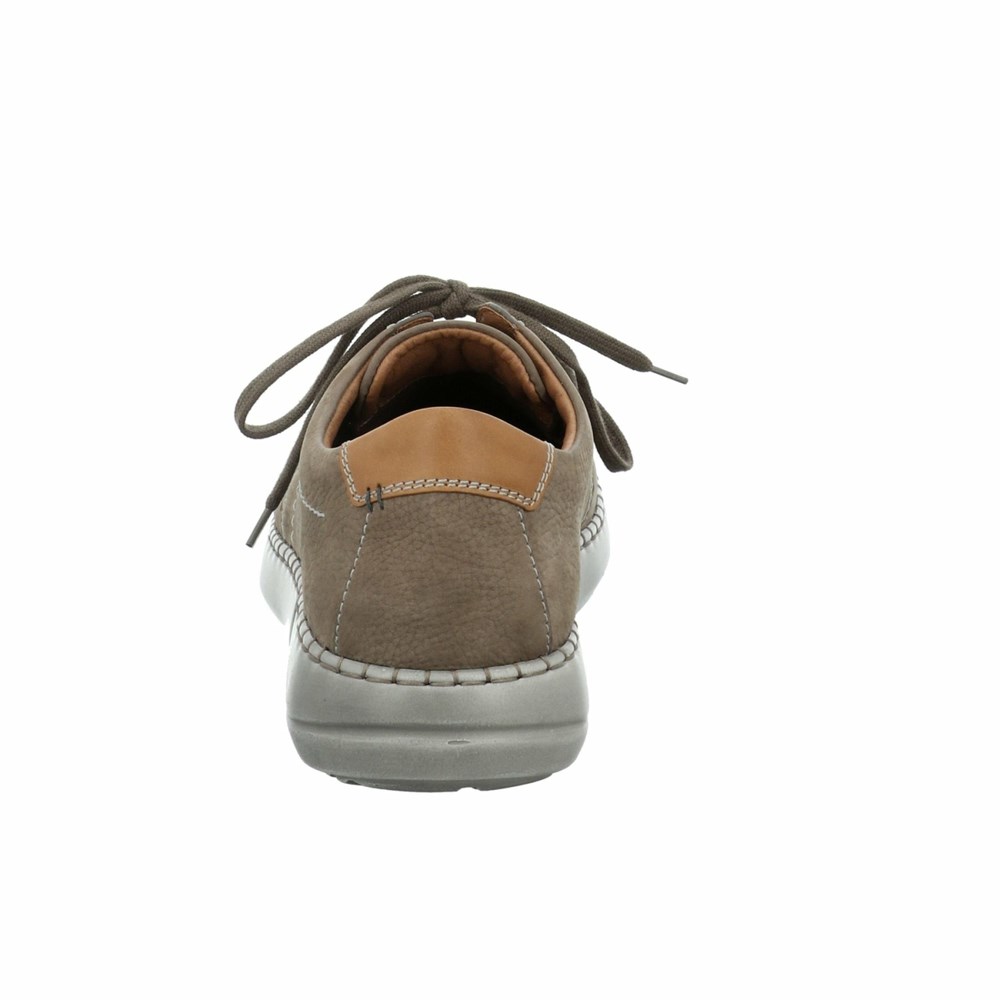 Grey Brown Josef Seibel Louis 06 Men's Sneakers | EYP493601