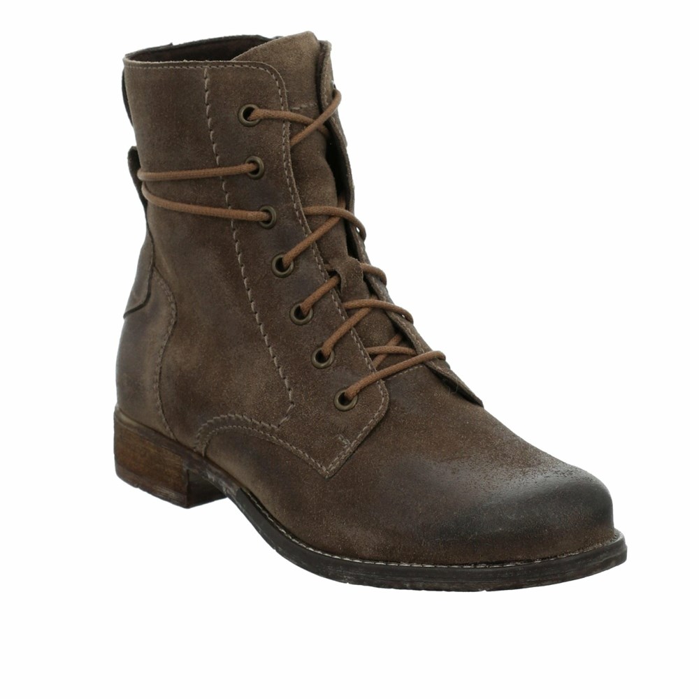 Grey Brown Josef Seibel Sienna 70 Women\'s Boots | WZC539048