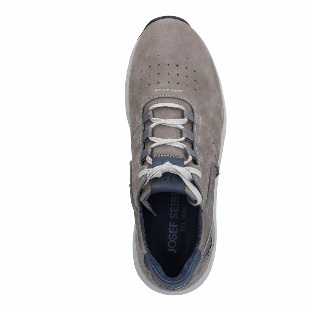 Grey Josef Seibel Jeremiah 01 Men's Sneakers | VNU784035