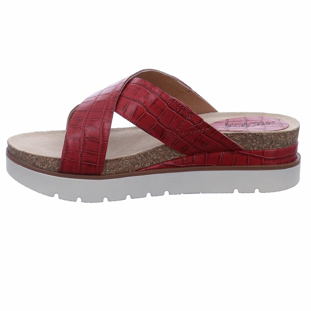 Red Josef Seibel Clea 11 Women's Sandals | UBV987314