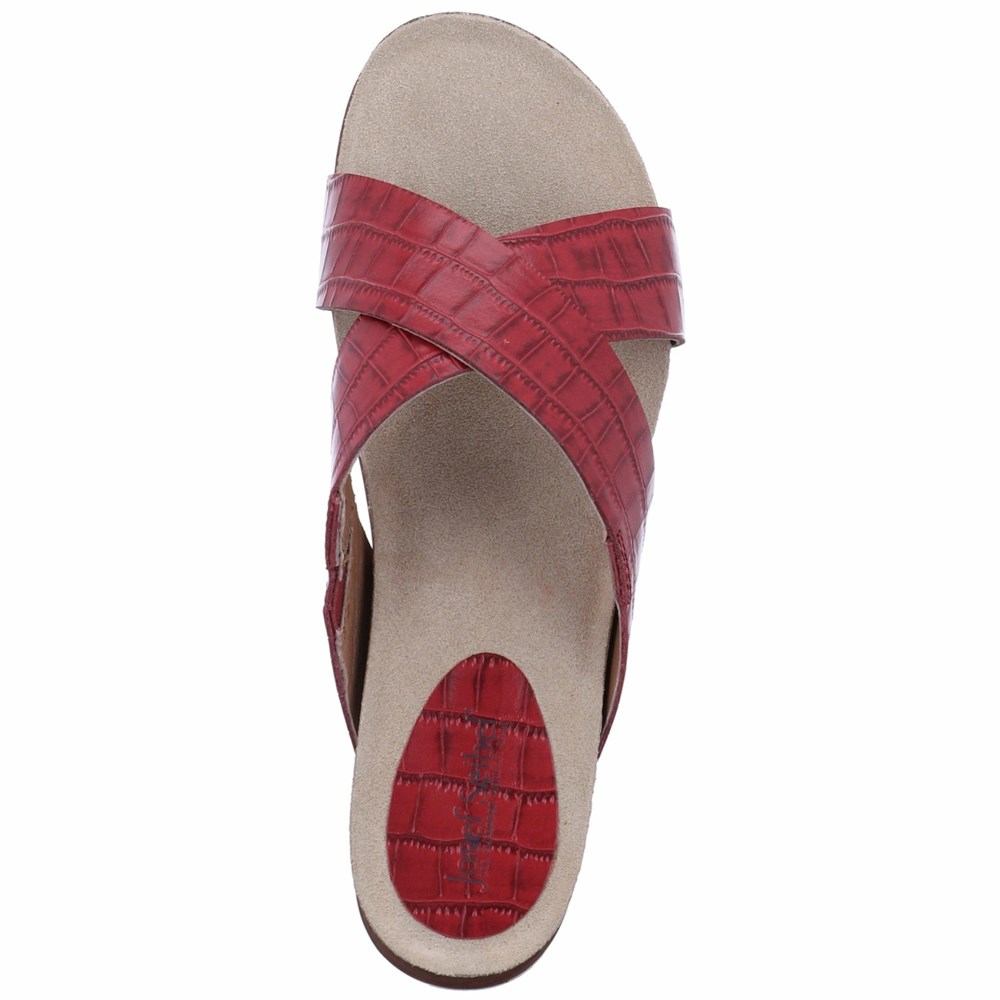 Red Josef Seibel Clea 11 Women's Sandals | UBV987314