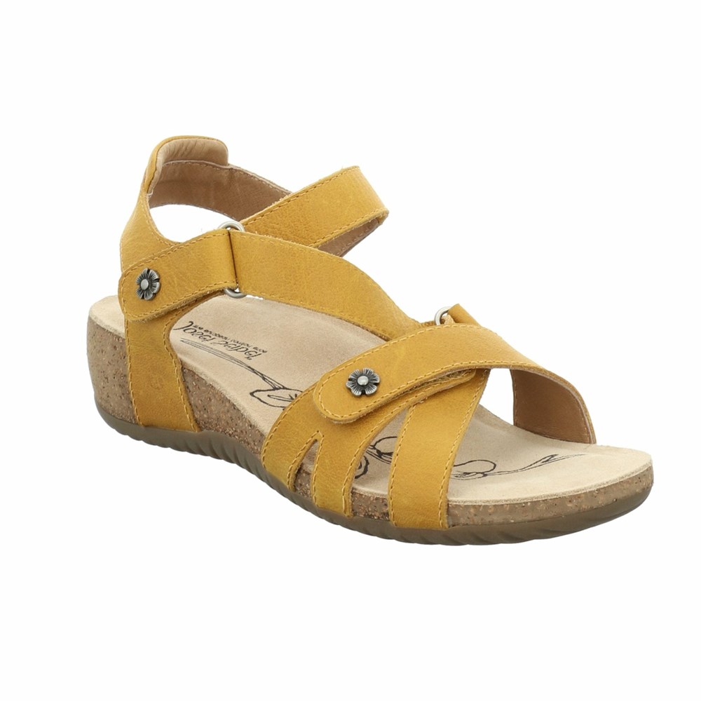 Yellow Josef Seibel Natalya 11 Women\'s Sandals | QCW193768